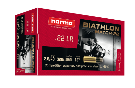 Norma Biathlon Match .22lr 50st