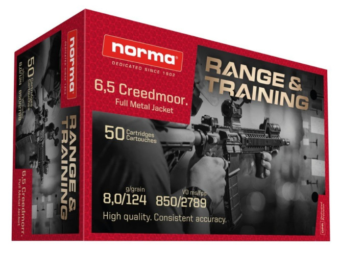 Norma 6,5 Creedmoor Range & Training 124gr FMJ
