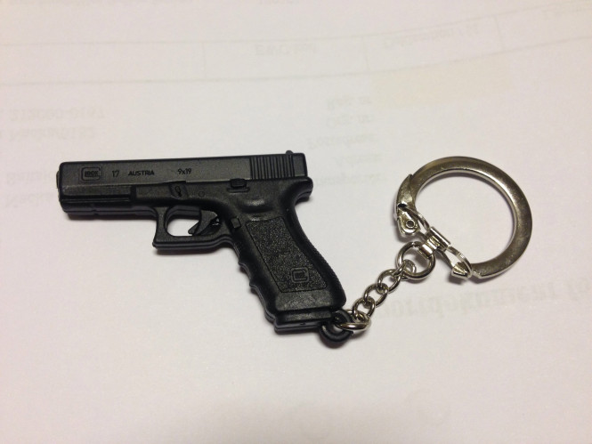 Key Ring Glock pistol polymer