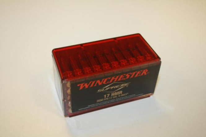 Winchester 17 HMR 2550 FPS 17gr V-MAX