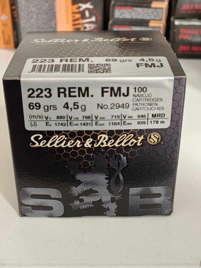 Sellier & Bellot 223 Rem 69gr 100st