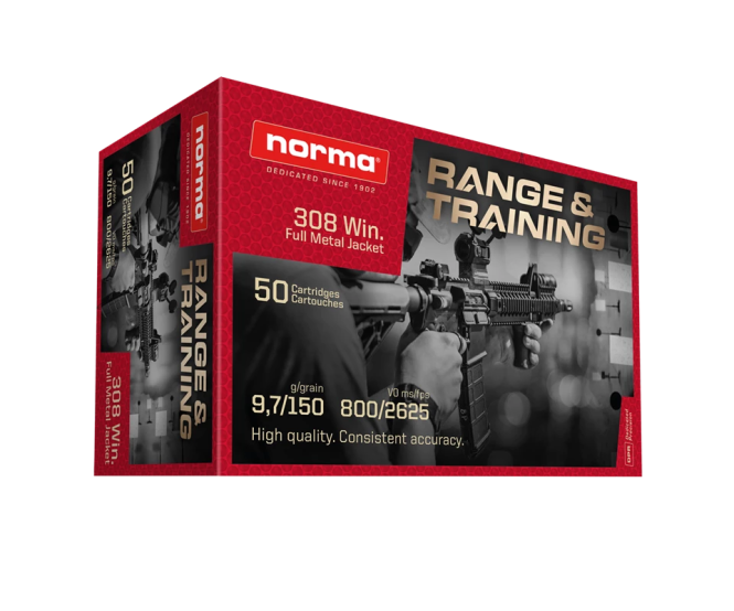 Norma .308win Range & Training 150gr FMJ