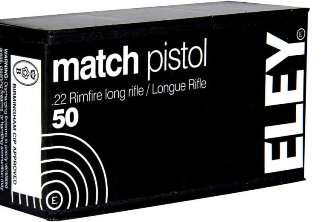 Eley Match pistol .22LR