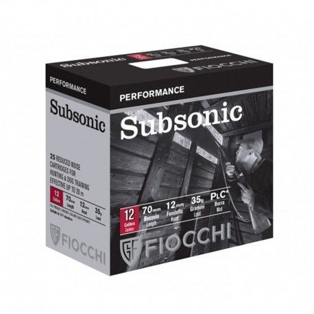 Fiocchi 12/70 Subsonic 12/70 US7,5 35g Bly