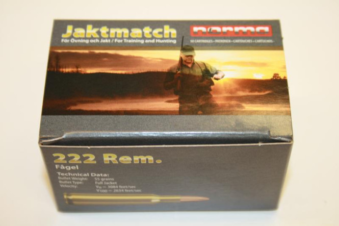 Norma Jaktmatch 222 Rem.