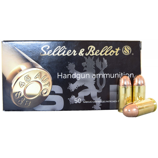 Sellier & Bellot .45acp 230gr FMJ