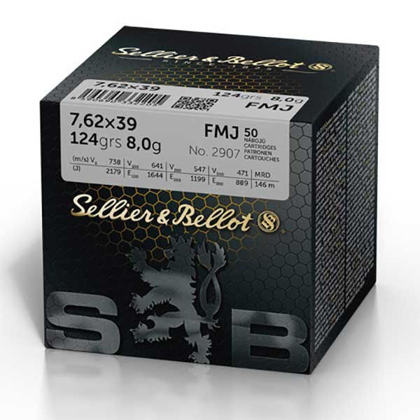 Sellier & Bellot 7,62x39 FMJ 124gr - 50st
