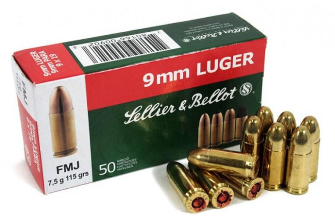 Sellier & Bellot 9mm 115gr FMJ