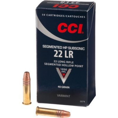 CCI .22lr Subsonic Segmented HP