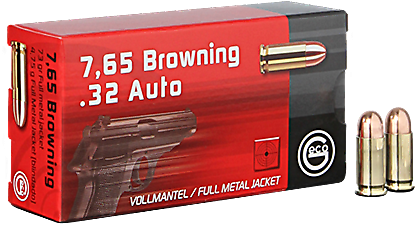 Geco 7,65 Browning .32 Auto 73gr FMJ