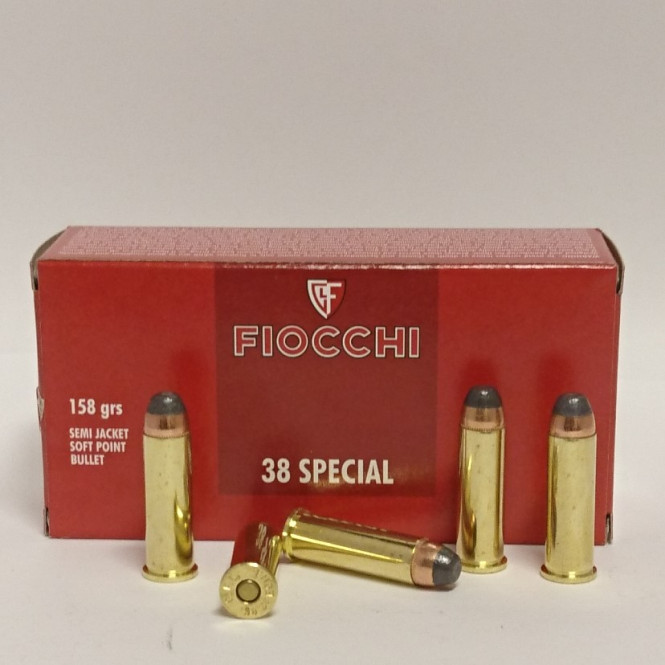 Fiocchi .38 Special 158gr SJSP