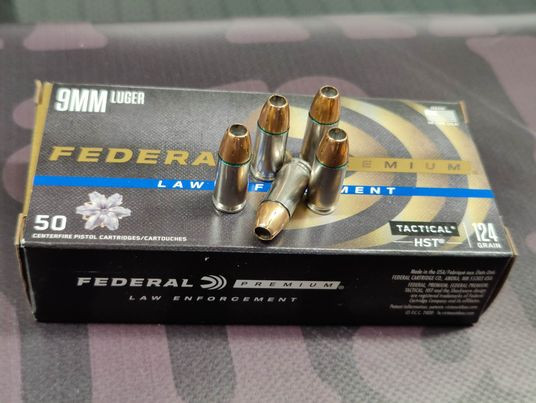 Federal Personal Defence Ammo 9x19 HST 124gr 50st