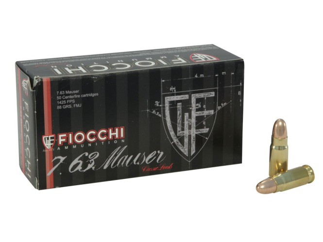 Fiocchi 7,63 Mauser 88gr FMJ