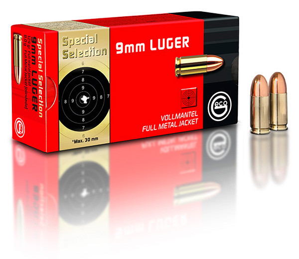 Geco 9mm 124gr FMJ SpecSel