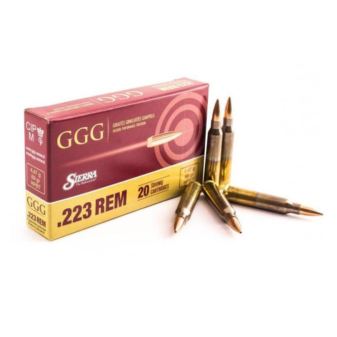 GGG .223 REM 69gr HPBT