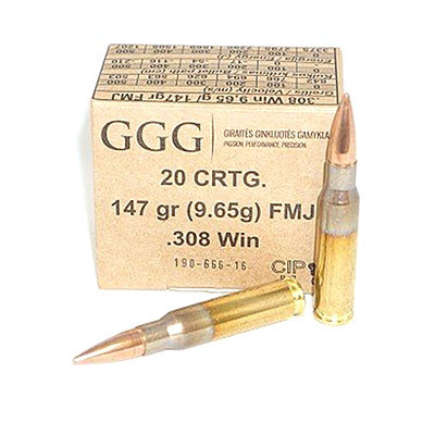 GGG .308 WIN - 147gr FMJ