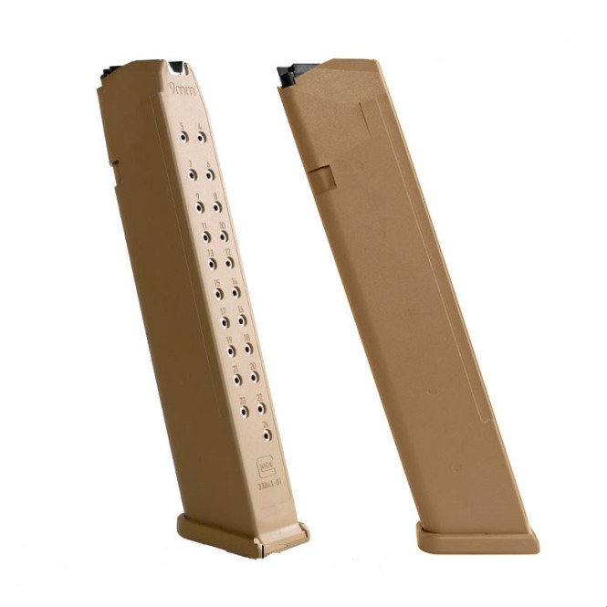 Magasin Glock Longstick 24rd Coyote