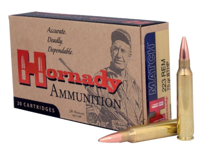 Hornady .223rem 75gr BTHP