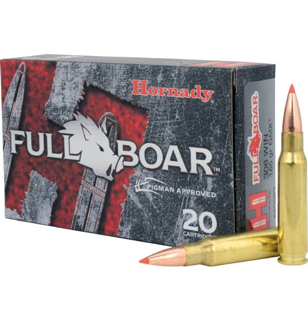 Hornady .308win 165gr GMX FullBoar