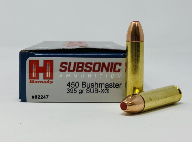 Hornady 450 Bushmaster 395gr Sub-X 20st/ask