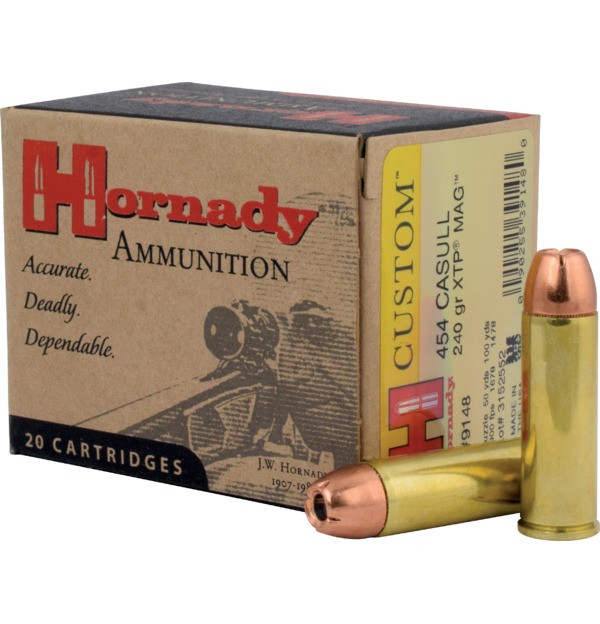 Hornady 454 Casull 240gr XTP