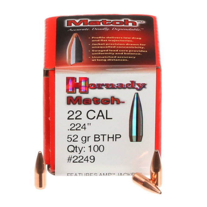 Hornady .224 52gr BTHP