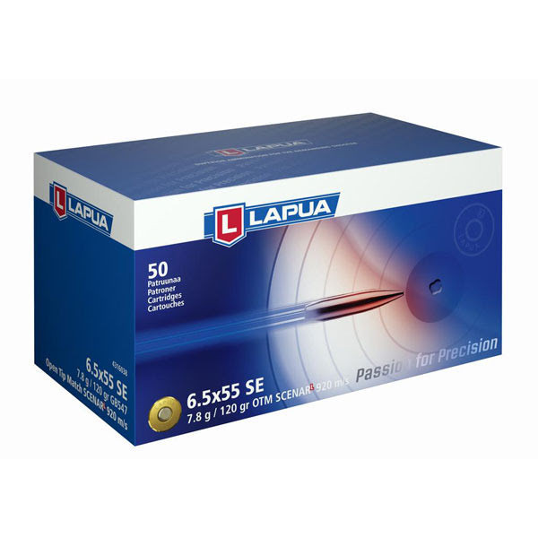 Lapua 6,5x55 120gr OTM SCENAR - 50st