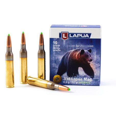 Lapua .338 LM Naturalis 231gr/15g - 10st