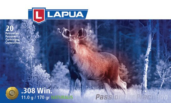 Lapua .308win 11g/170gr Naturalis