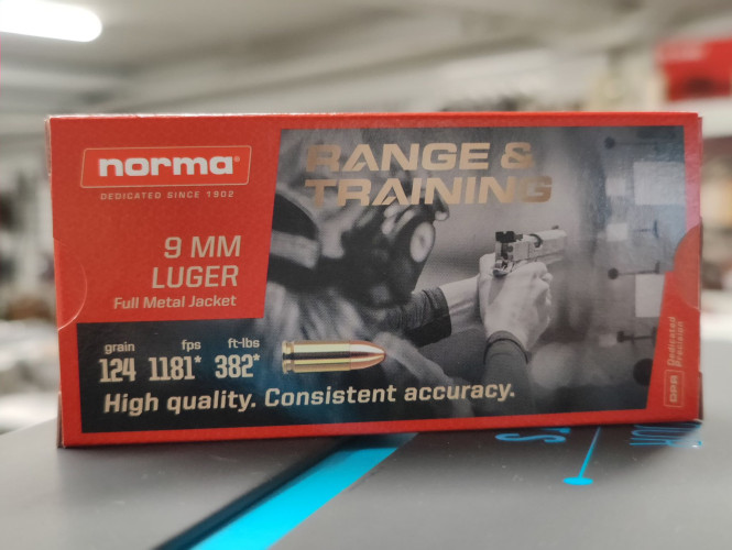 Norma 9mm 124gr FMJ