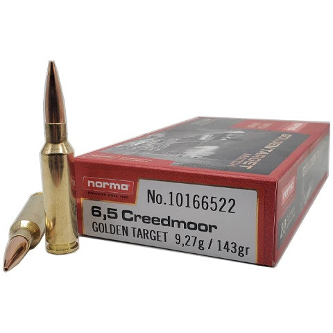 Norma 6,5 Creedmoor 143gr GT HPBT - 20st