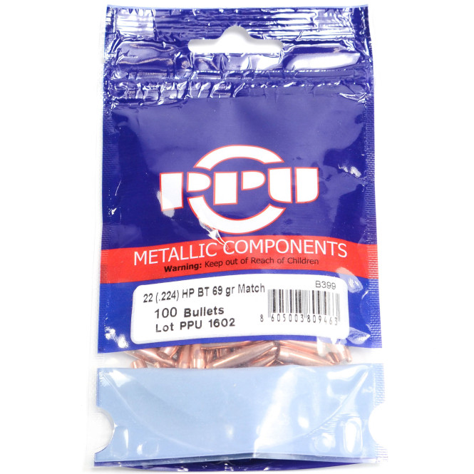 PPU .224 69gr HPBT Match - 100st