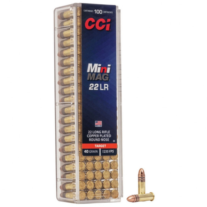 CCI Mini-Mag 22 LR RN CP 40gr Target