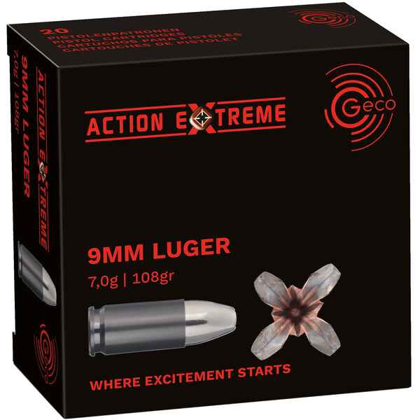 Geco 9mm Action Extreme - 20st