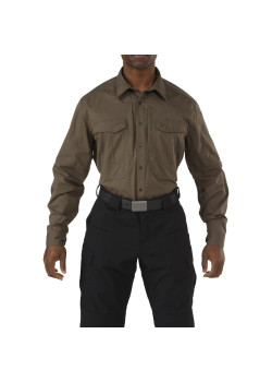 5.11 Tactical 5.11 tactical gear series Boys Shirt Brown Size 12-14 button up 